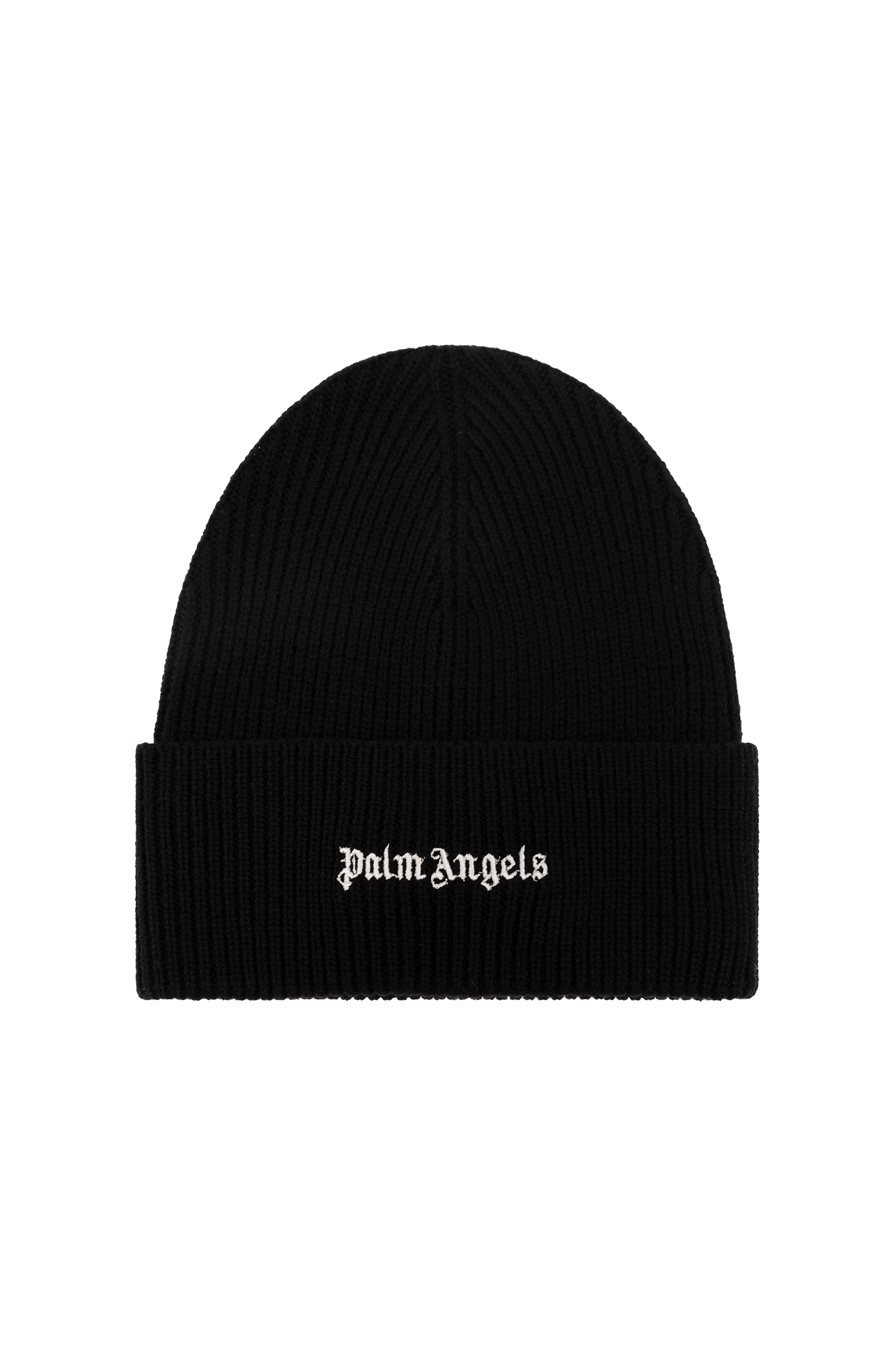 Black Beanie with logo Palm Angels - Vitkac Canada